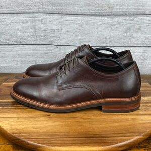 H.S. Trask Landry Dark Brown Leather Oxfords Men’s Shoe Size 11 M